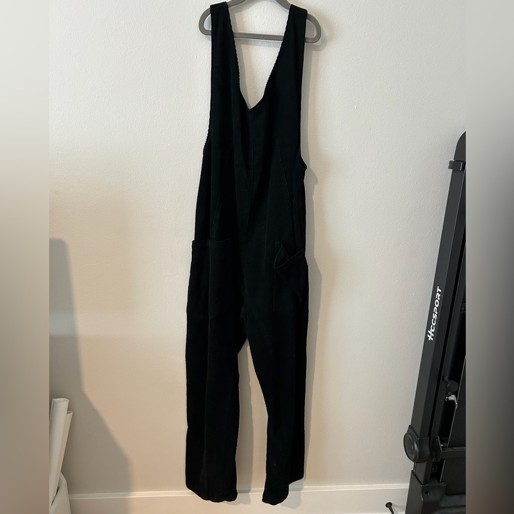 Altar'd State Black Corduroy Overalls